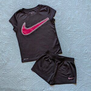 Nike Dri-Fit Kid Girl Athletic Outfit Size 6X